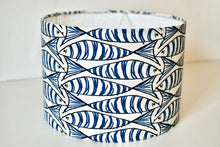 Load image into Gallery viewer, Padstow Blue Fish Lamp Shade