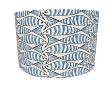 Load image into Gallery viewer, Padstow Blue Fish Lamp Shade