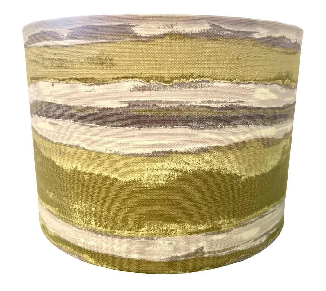 Sage and Grey Abstract Lampshade