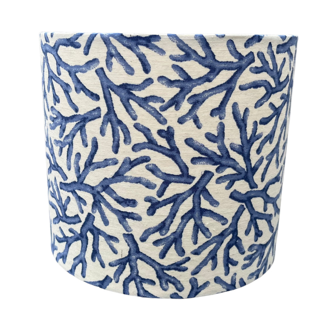 Blue Coral Lamp Shade