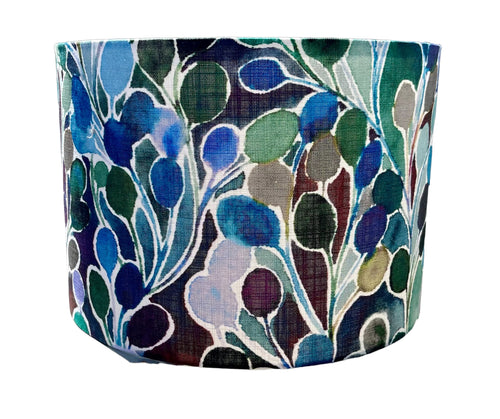 Seaflora Indigo Lampshade