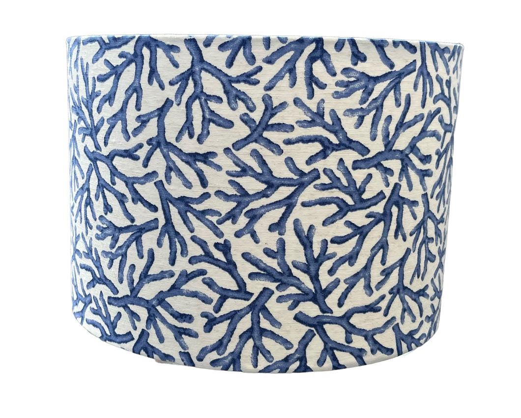 Blue Coral Lamp Shade