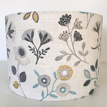 Load image into Gallery viewer, Alder Ochre/Charcoal Lamp Shade