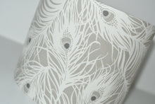 Load image into Gallery viewer, Grey Feathers Lamp Shade
