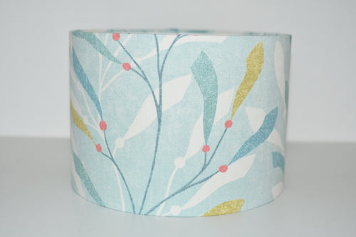 Light Blue Coral Lamp Shade