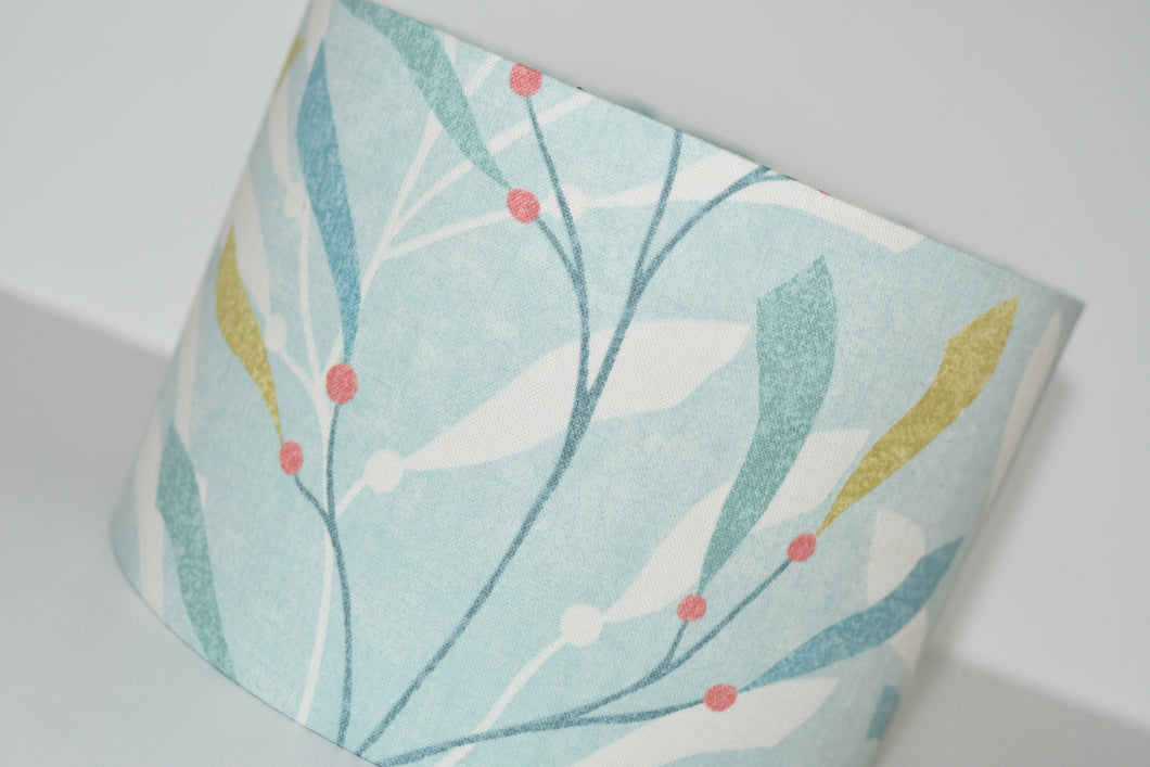 Light Blue Coral Lamp Shade