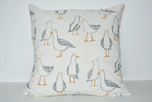Load image into Gallery viewer, Quirky White Seagull Cushion