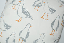 Load image into Gallery viewer, Quirky White Seagull Cushion