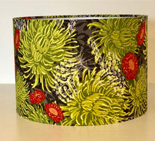 Load image into Gallery viewer, Lime Green Chrysanthemums Lamp Shade