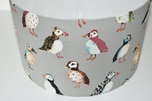 Load image into Gallery viewer, Grey Puffin Lamp Shade